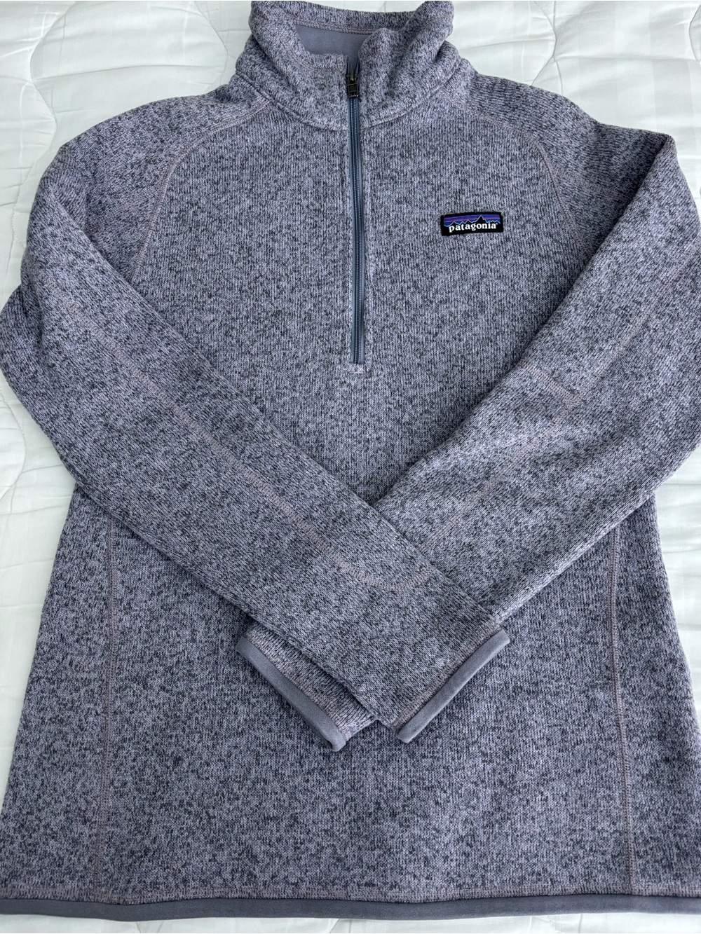 Patagonia Ladies 1/4 zip Better sweater pullover - Smokey Violet